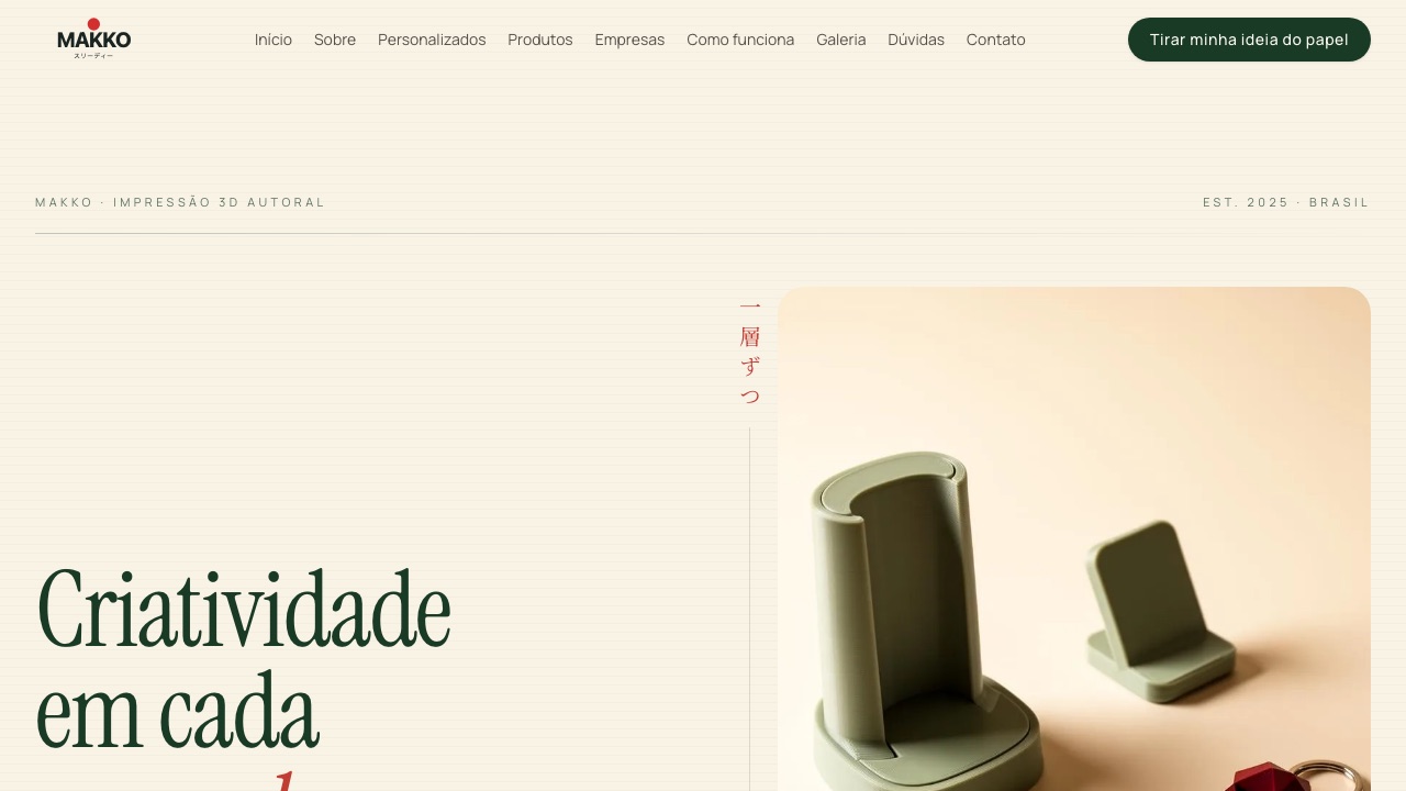 Capa do projeto Makko